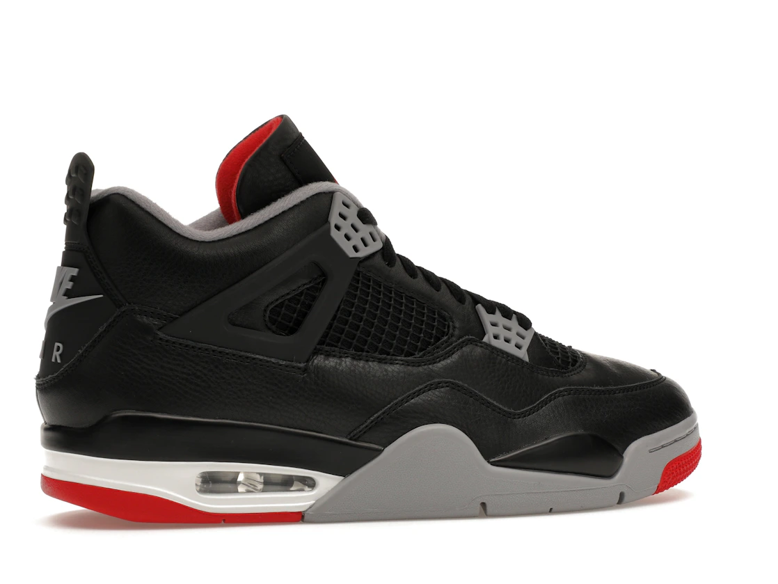 Vue 35 de Jordan 4 Retro Bred Reimagined