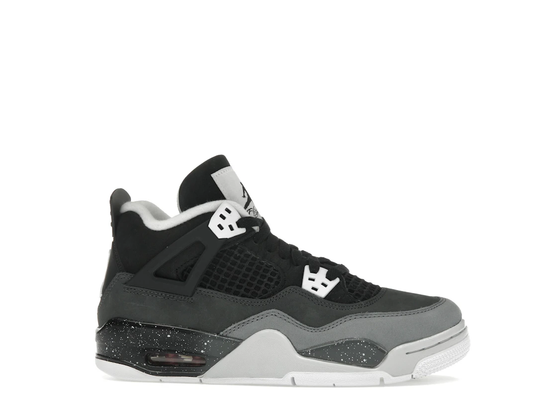 Vue 2 de Jordan 4 Retro Fear (2024) (GS)
