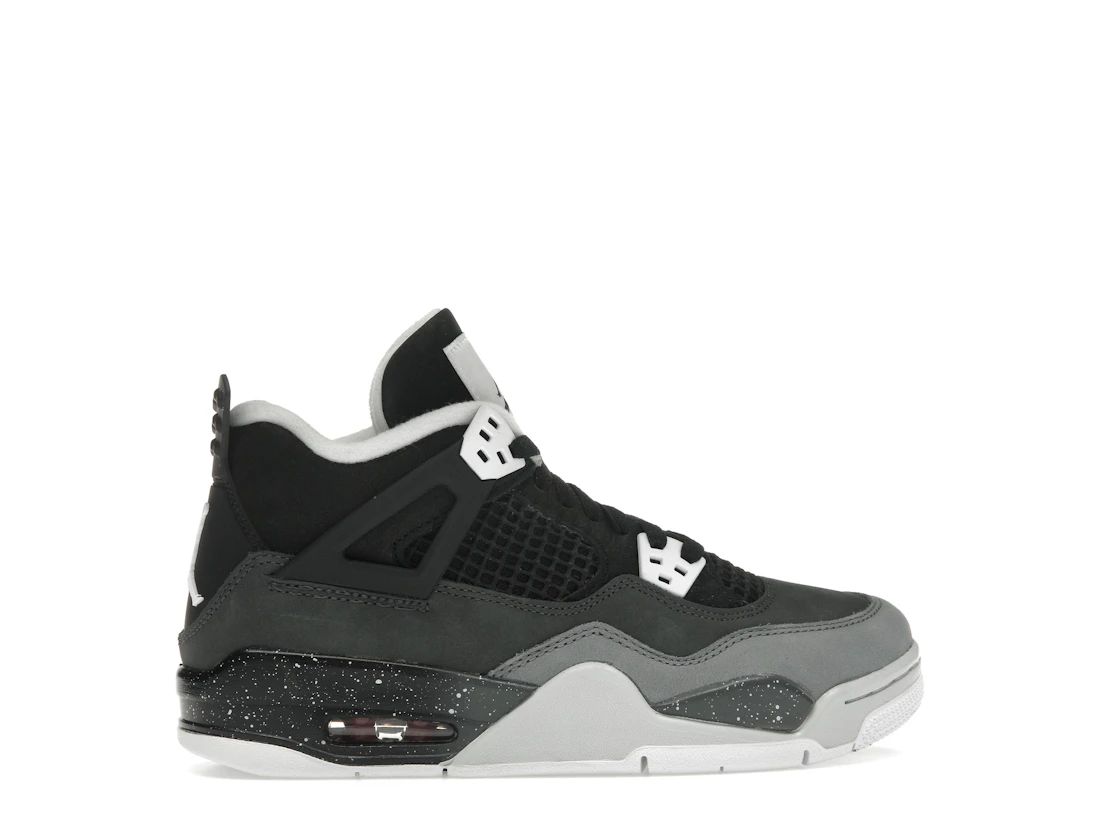 Vue 36 de Jordan 4 Retro Fear (2024) (GS)