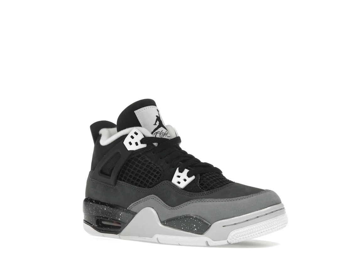Vue 5 de Jordan 4 Retro Fear (2024) (GS)