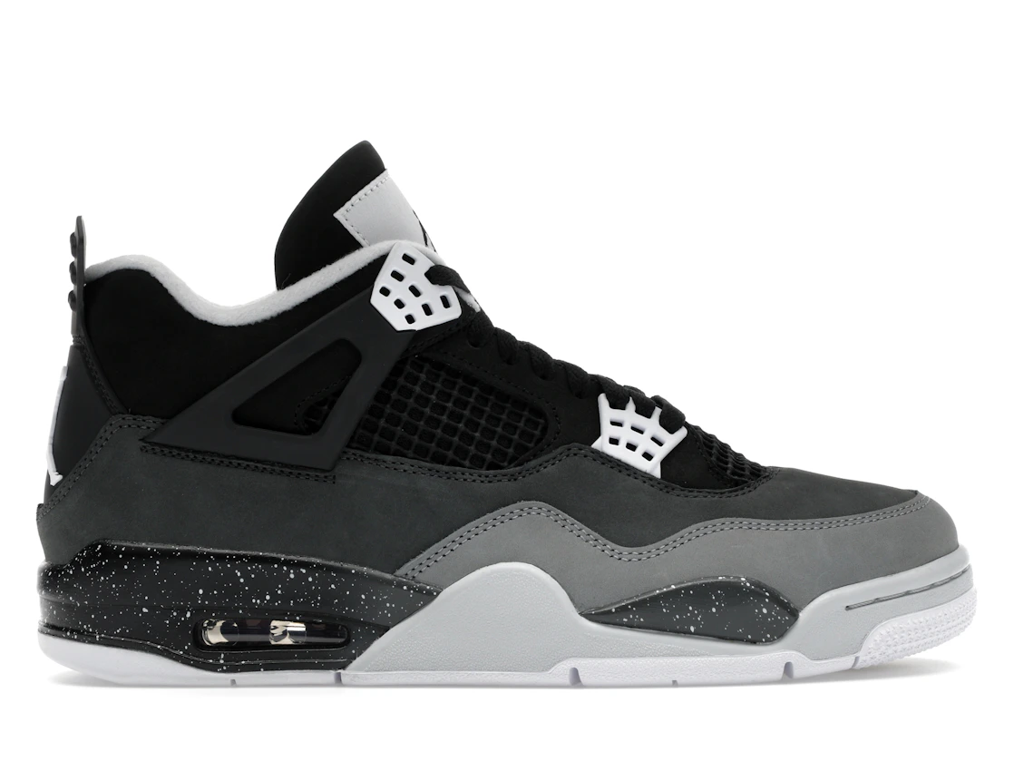 Vue 1 de Jordan 4 Retro Fear (2024)