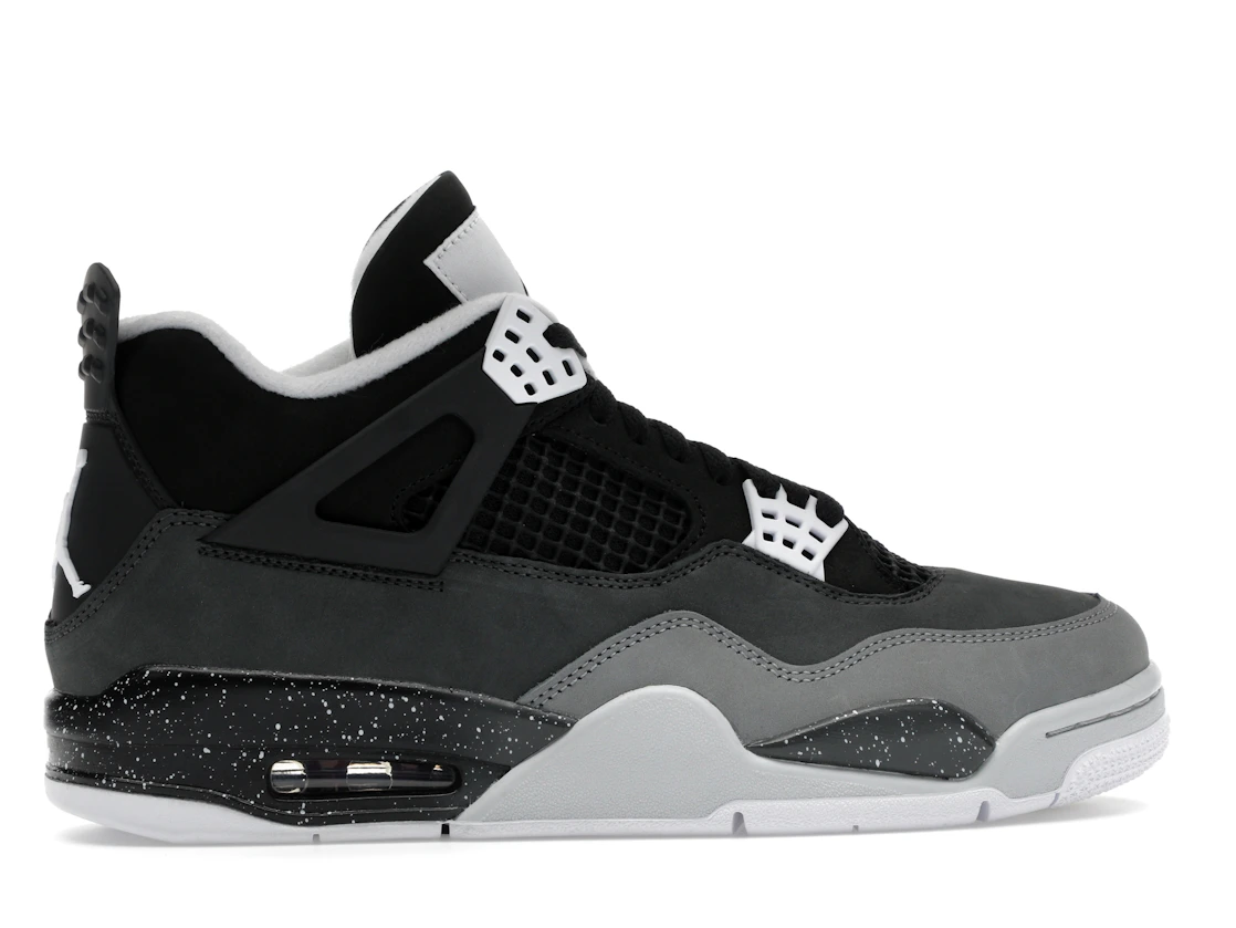 Vue 36 de Jordan 4 Retro Fear (2024)