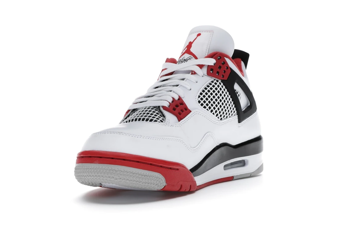 Vue 13 de Jordan 4 Retro Fire Red (2020)