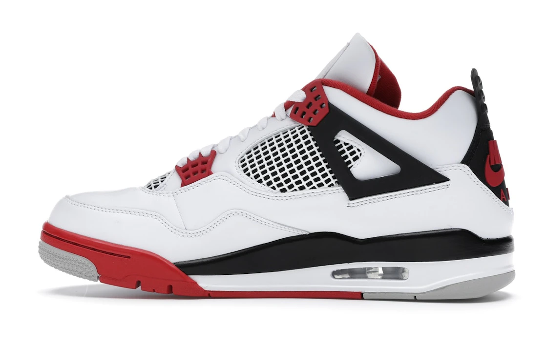 Vue 20 de Jordan 4 Retro Fire Red (2020)