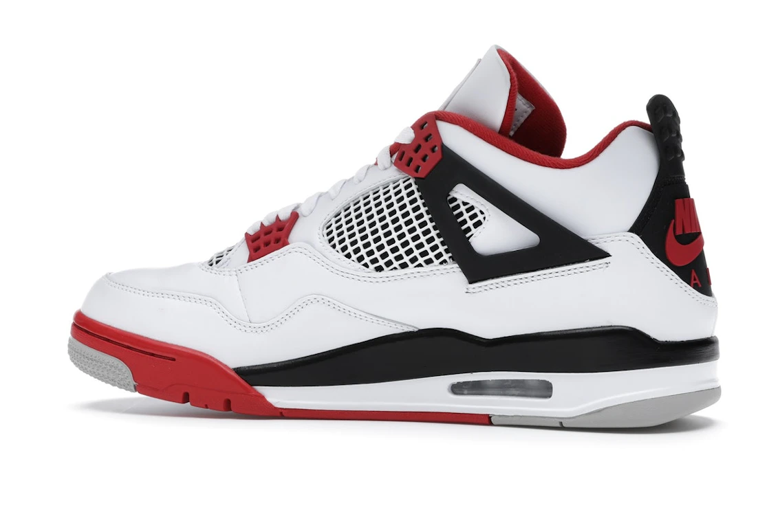 Vue 21 de Jordan 4 Retro Fire Red (2020)