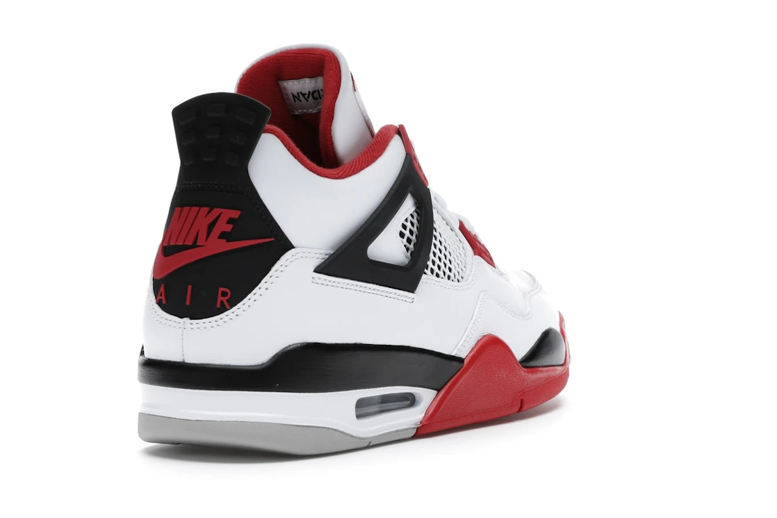 Vue 31 de Jordan 4 Retro Fire Red (2020)