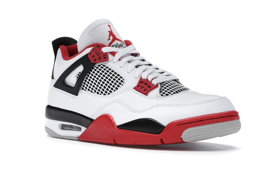 Vue 5 de Jordan 4 Retro Fire Red (2020)
