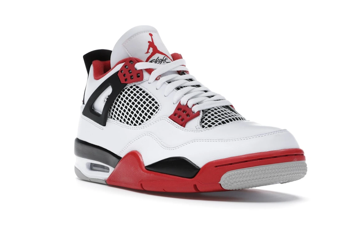 Vue 6 de Jordan 4 Retro Fire Red (2020)