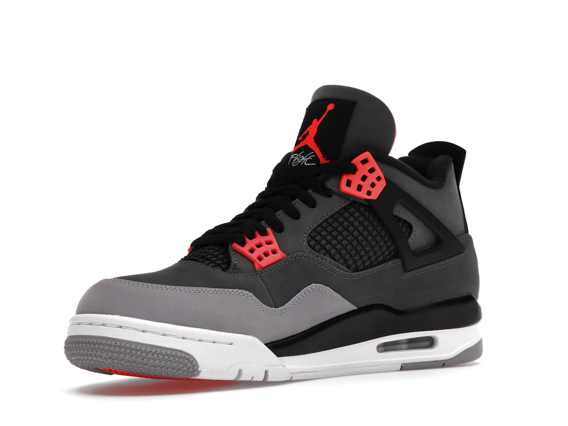 Vue 15 de Jordan 4 Retro Infrared