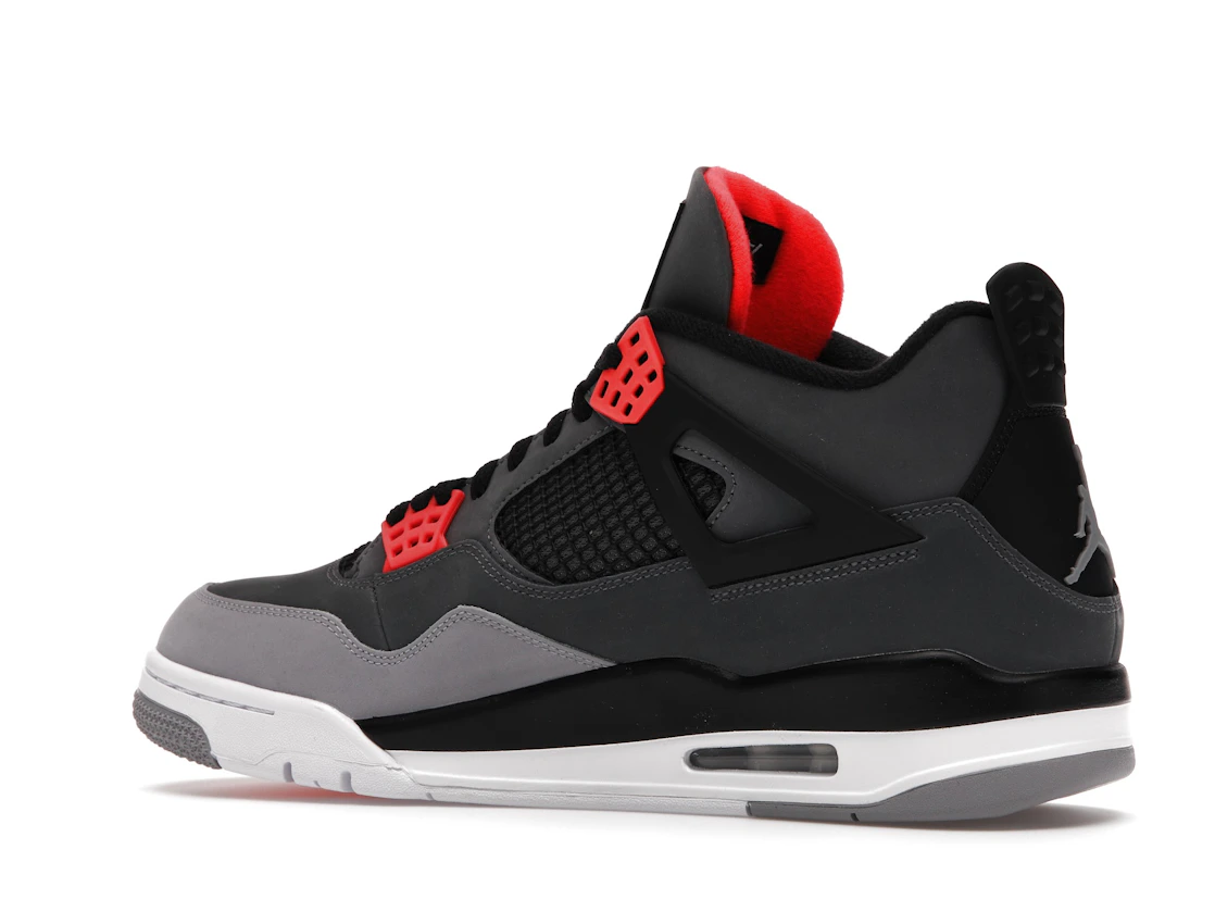 Vue 22 de Jordan 4 Retro Infrared
