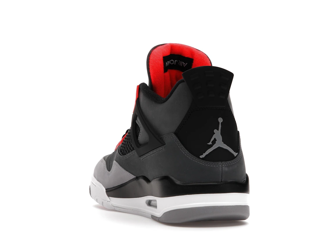 Vue 26 de Jordan 4 Retro Infrared