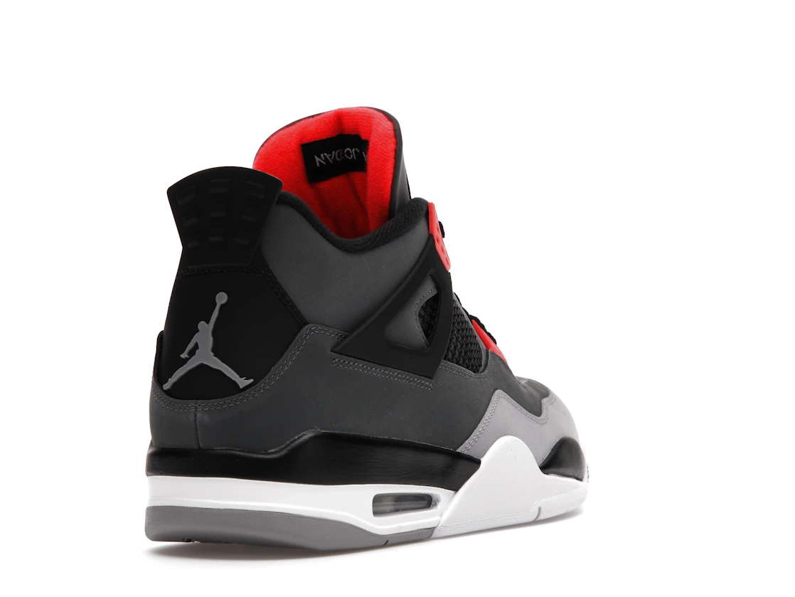 Vue 31 de Jordan 4 Retro Infrared