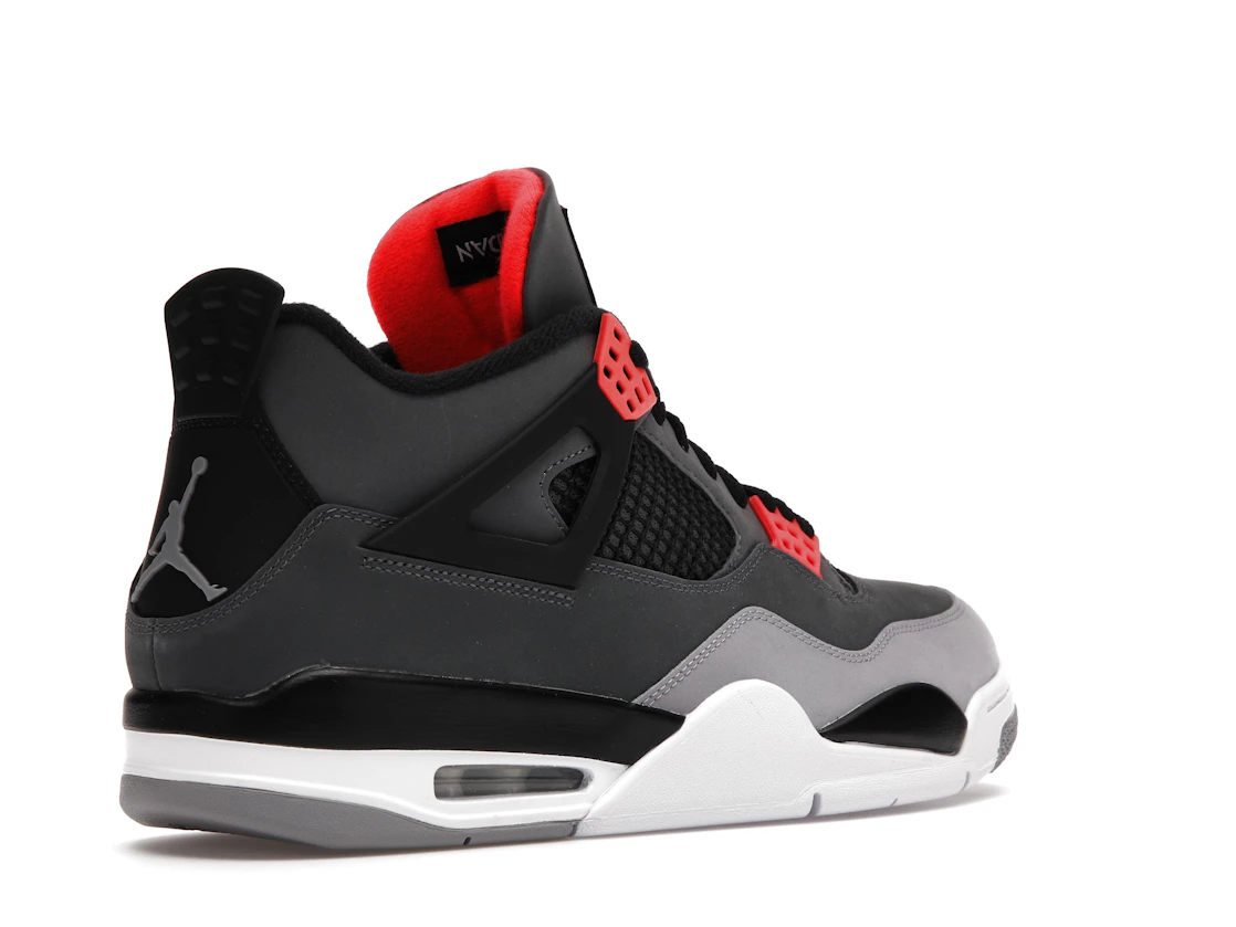 Vue 33 de Jordan 4 Retro Infrared