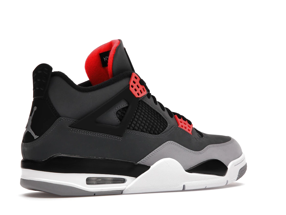 Vue 34 de Jordan 4 Retro Infrared