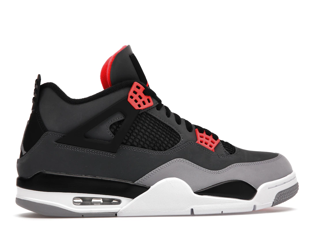 Vue 36 de Jordan 4 Retro Infrared