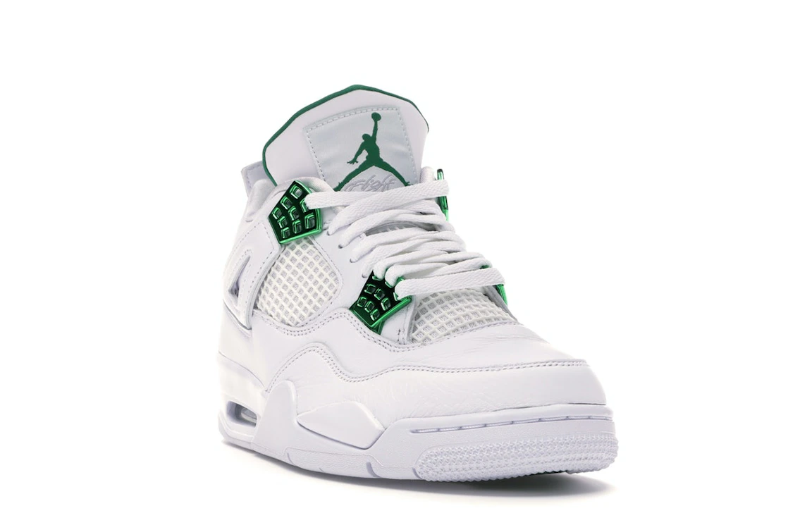 Vue 7 de Jordan 4 Retro Metallic Green
