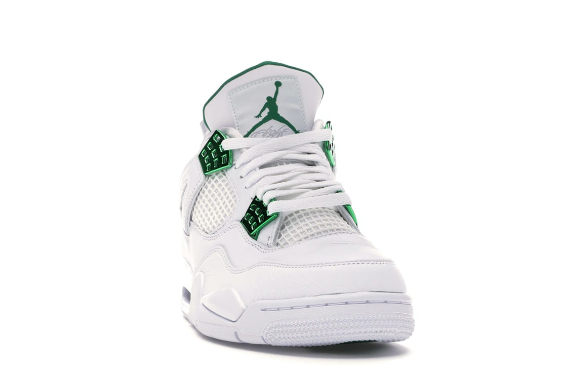 Vue 8 de Jordan 4 Retro Metallic Green