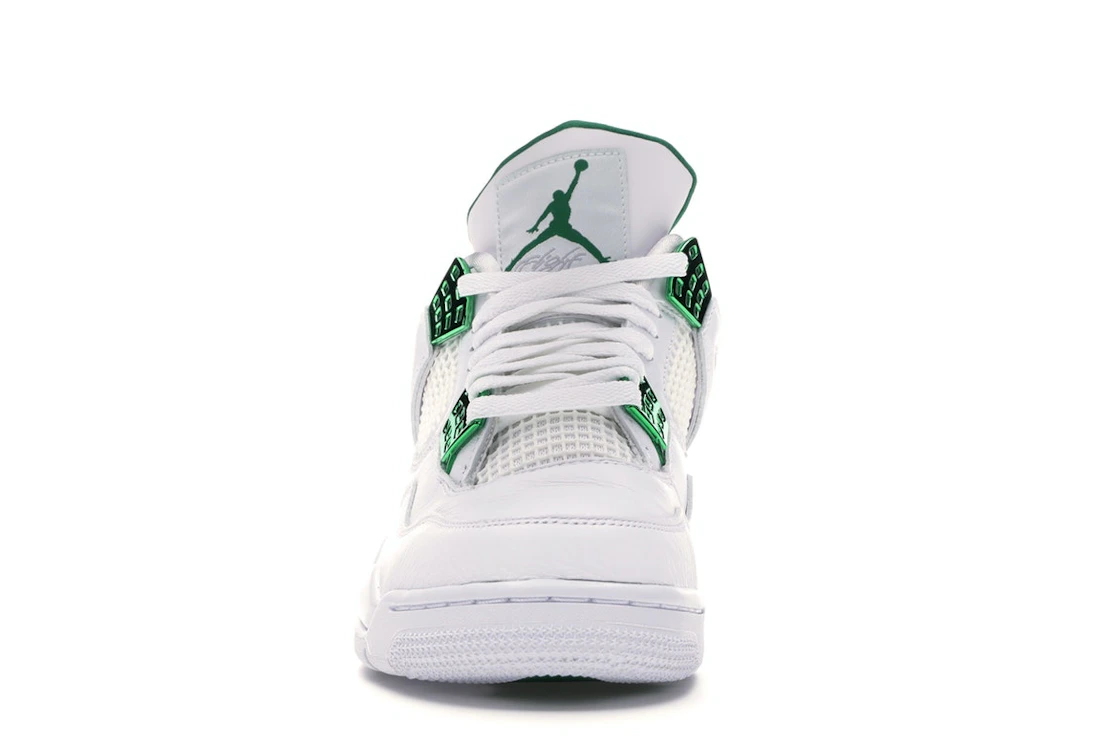 Vue 10 de Jordan 4 Retro Metallic Green