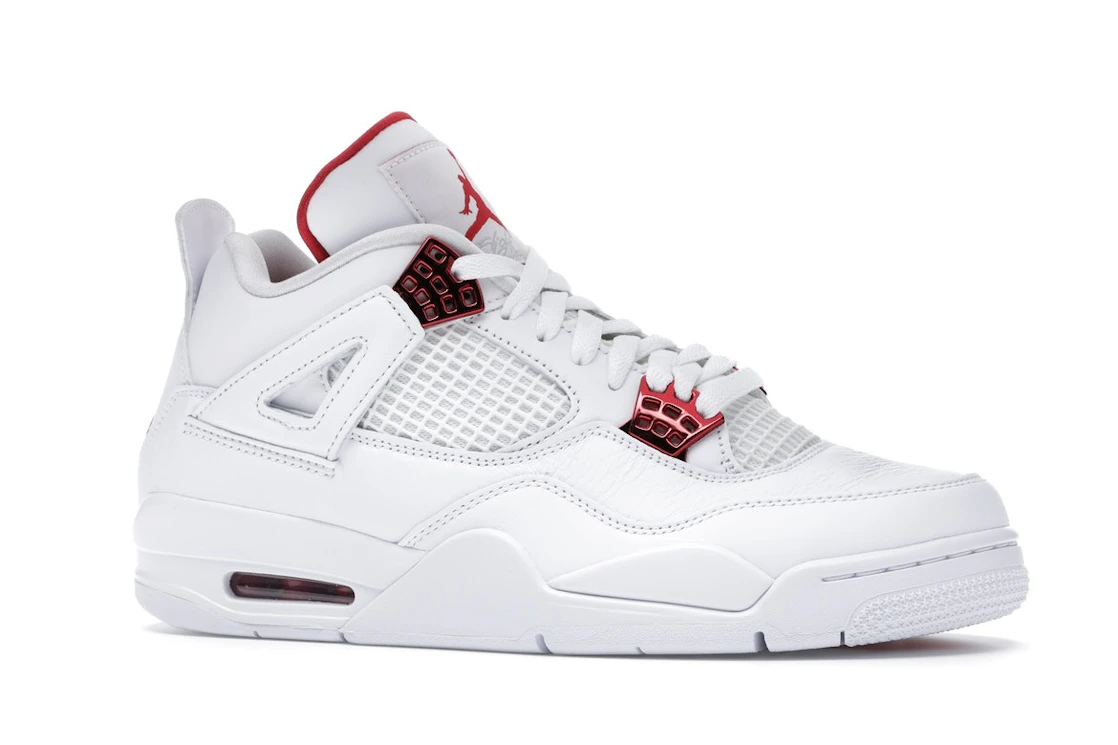 Vue 3 de Jordan 4 Retro Metallic Red