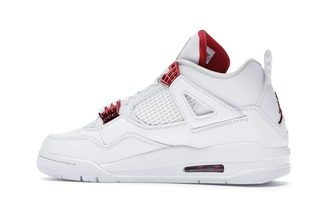 Vue 21 de Jordan 4 Retro Metallic Red