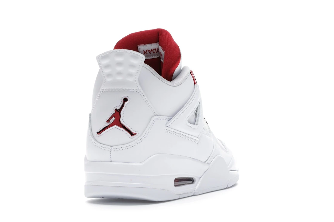 Vue 30 de Jordan 4 Retro Metallic Red