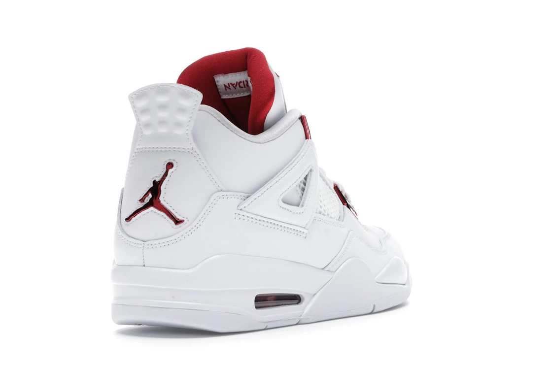 Vue 31 de Jordan 4 Retro Metallic Red