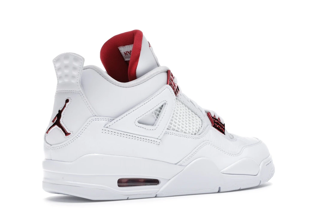 Vue 33 de Jordan 4 Retro Metallic Red