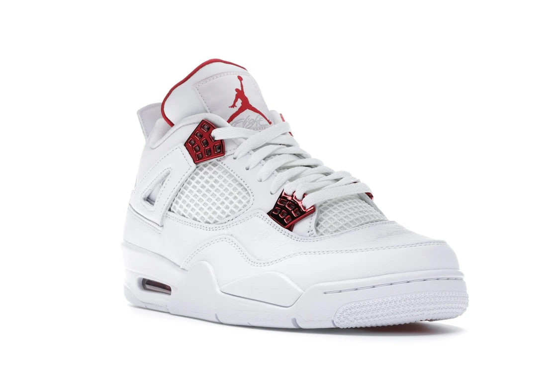 Vue 6 de Jordan 4 Retro Metallic Red