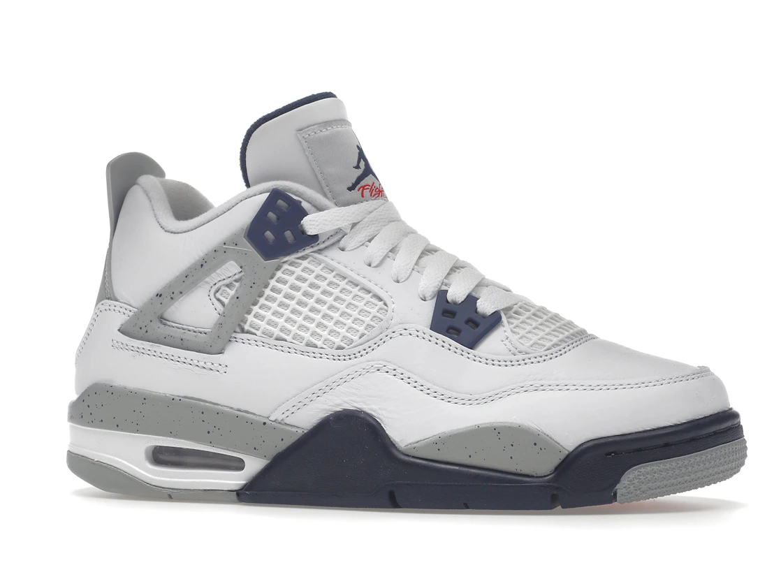 Vue 3 de Jordan 4 Retro Midnight Navy (GS)