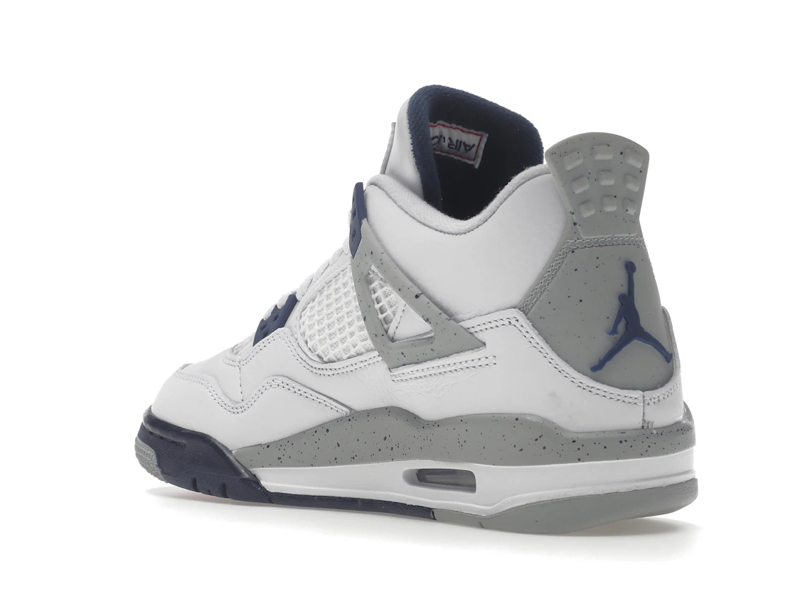 Vue 24 de Jordan 4 Retro Midnight Navy (GS)