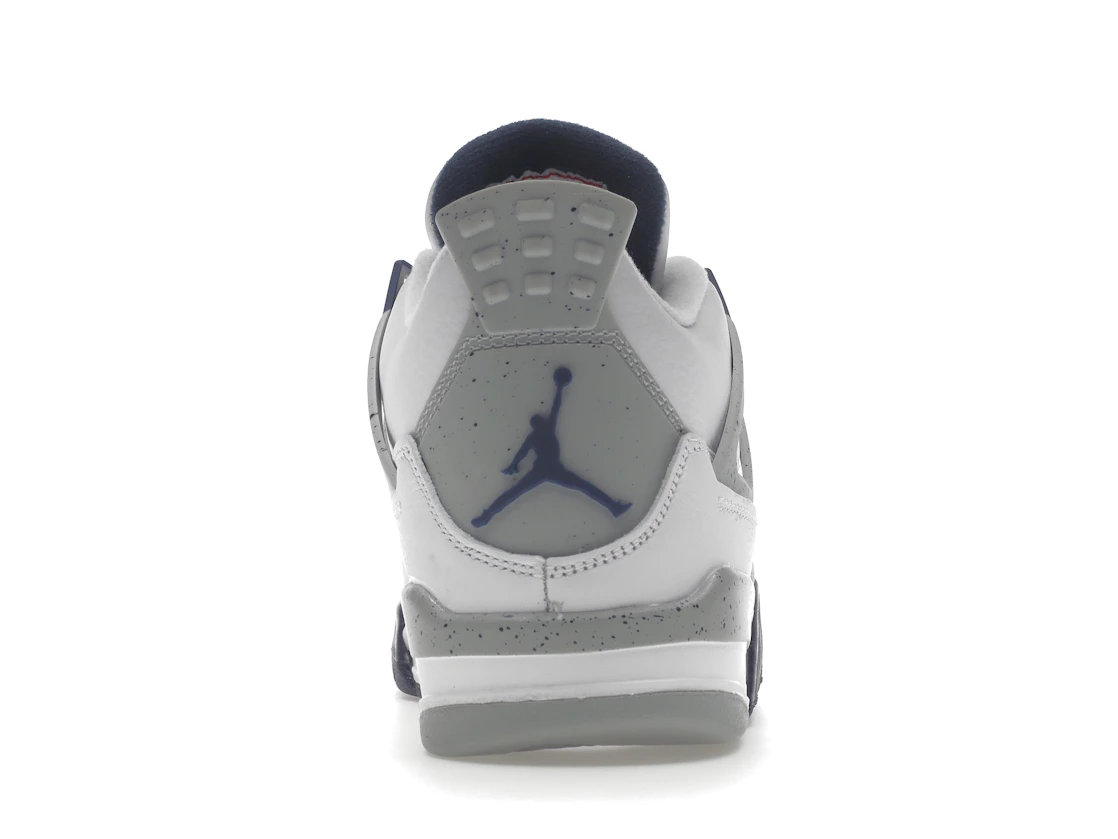 Vue 28 de Jordan 4 Retro Midnight Navy (GS)