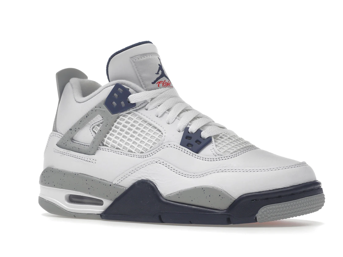Vue 4 de Jordan 4 Retro Midnight Navy (GS)
