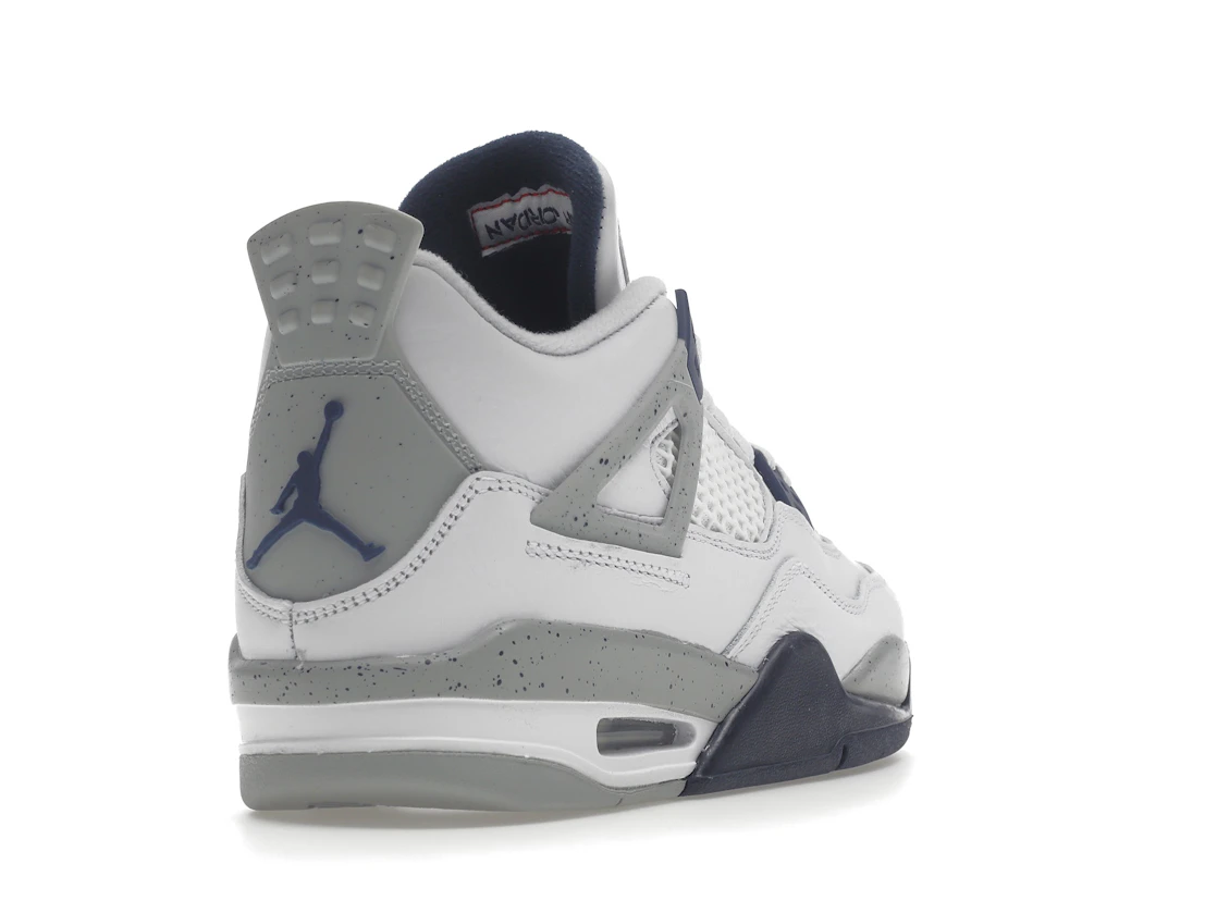 Vue 31 de Jordan 4 Retro Midnight Navy (GS)