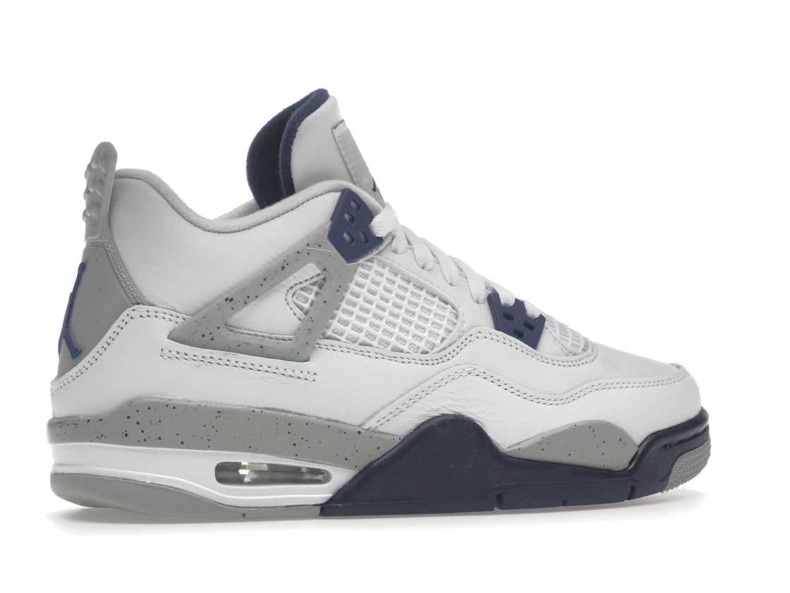 Vue 35 de Jordan 4 Retro Midnight Navy (GS)