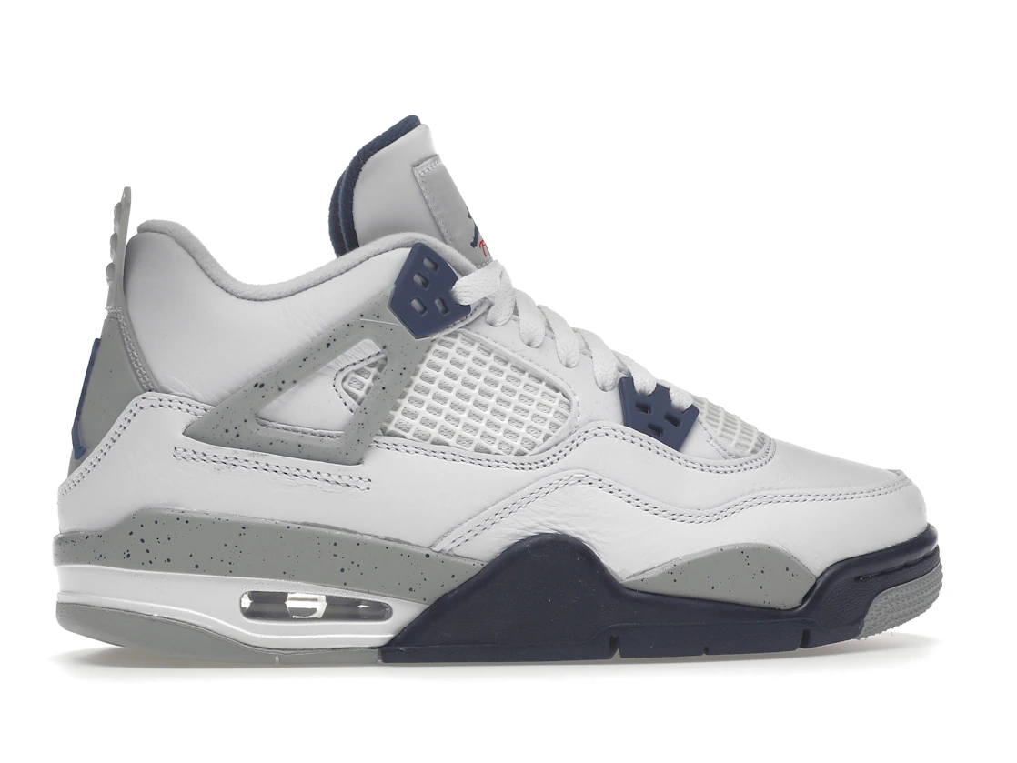 Vue 36 de Jordan 4 Retro Midnight Navy (GS)