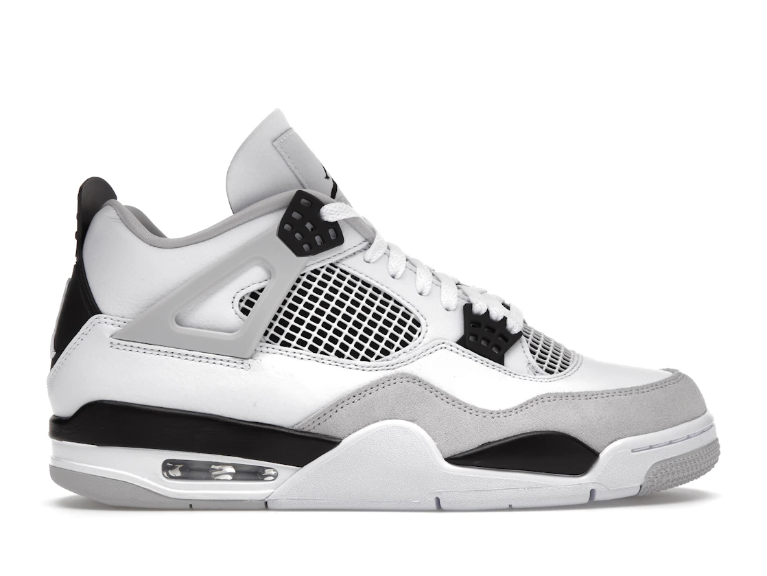 Vue 1 de Jordan 4 Retro Military Black