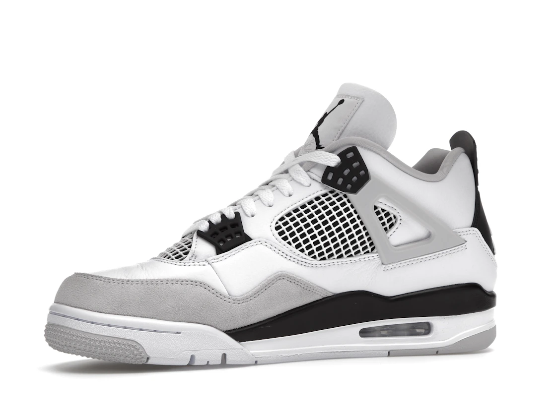 Vue 17 de Jordan 4 Retro Military Black