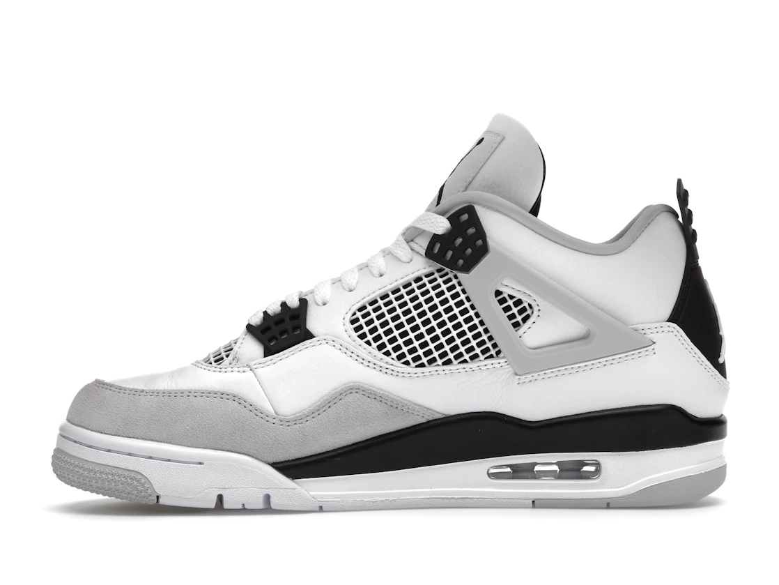 Vue 19 de Jordan 4 Retro Military Black