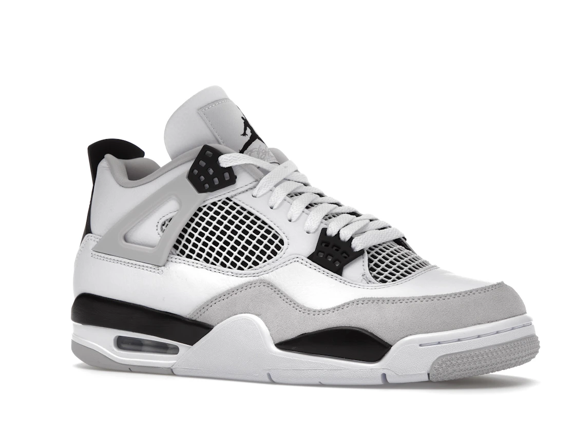 Vue 4 de Jordan 4 Retro Military Black