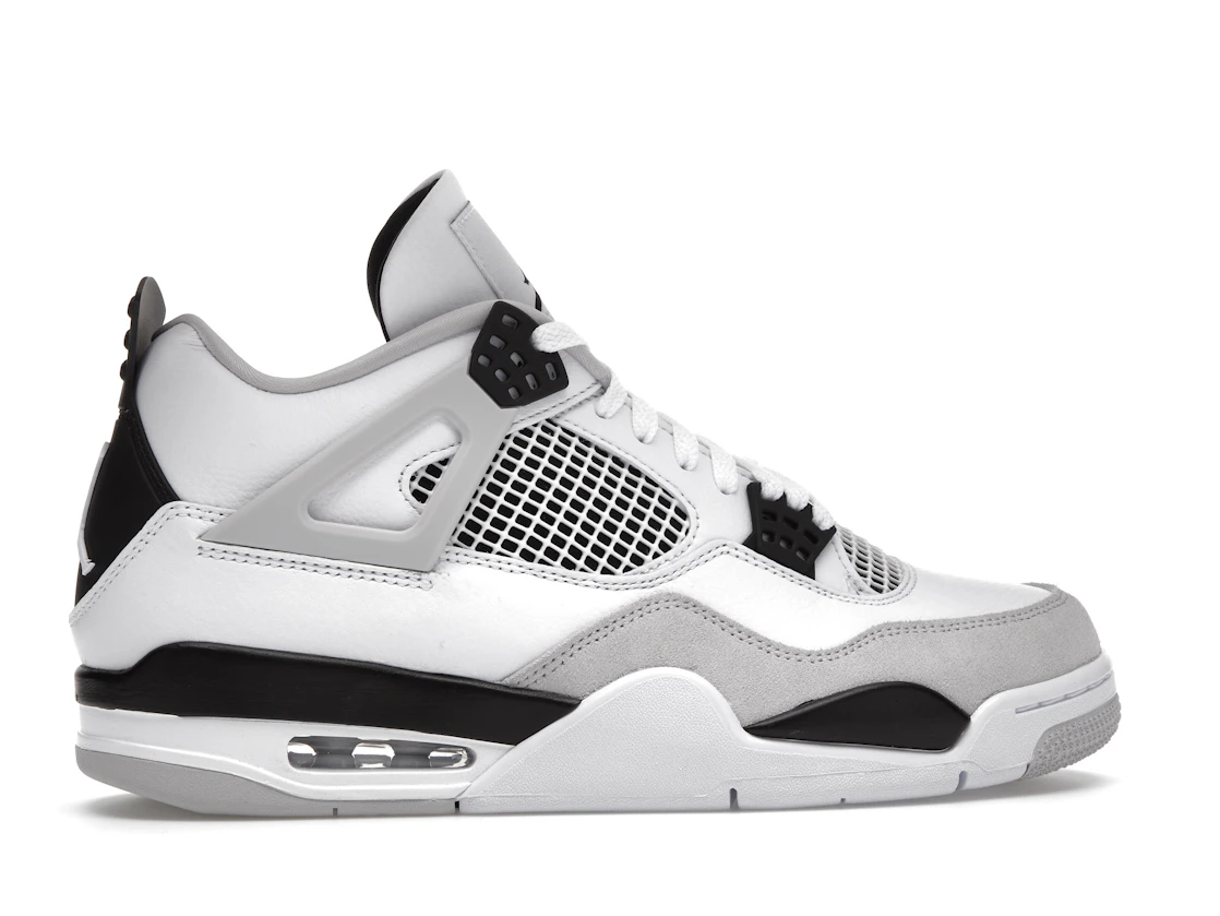 Vue 36 de Jordan 4 Retro Military Black