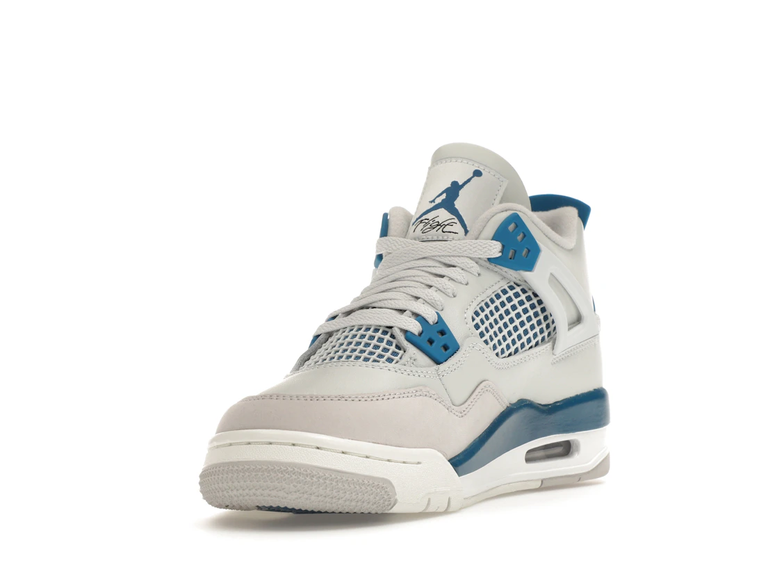 Vue 13 de Jordan 4 Retro Military Blue (2024) (GS)