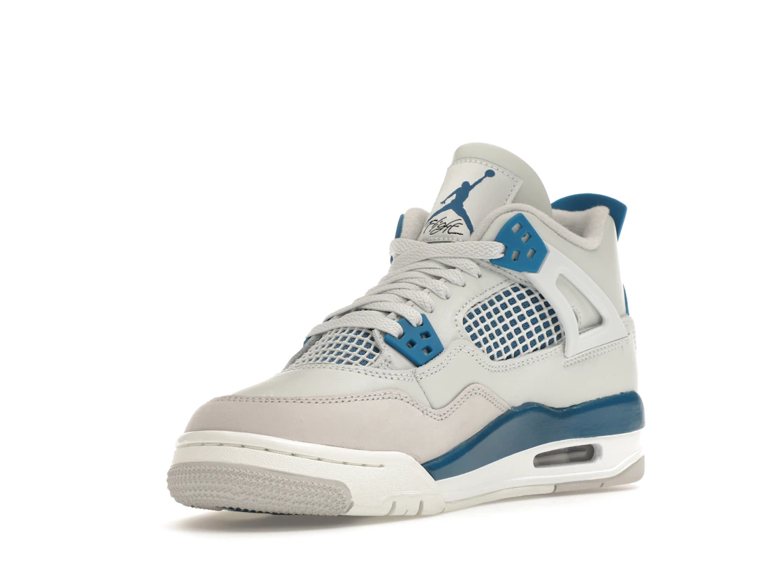 Vue 14 de Jordan 4 Retro Military Blue (2024) (GS)
