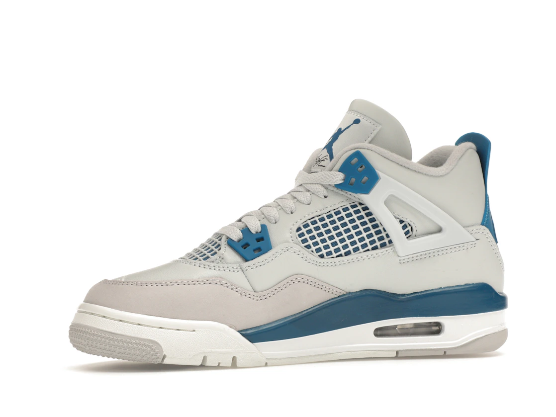 Vue 17 de Jordan 4 Retro Military Blue (2024) (GS)