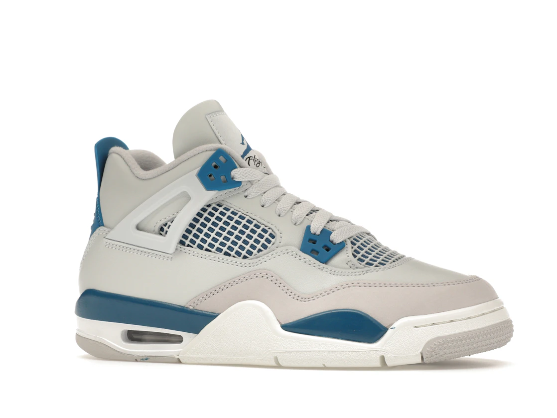 Vue 3 de Jordan 4 Retro Military Blue (2024) (GS)