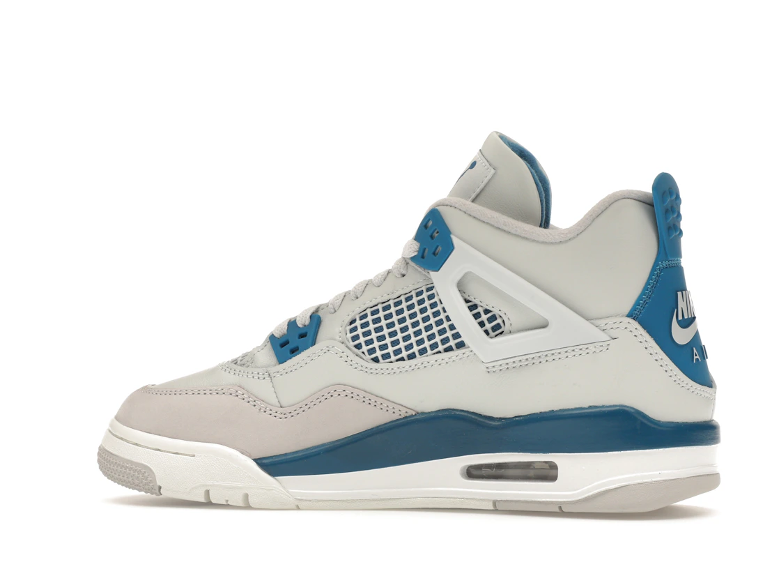 Vue 21 de Jordan 4 Retro Military Blue (2024) (GS)