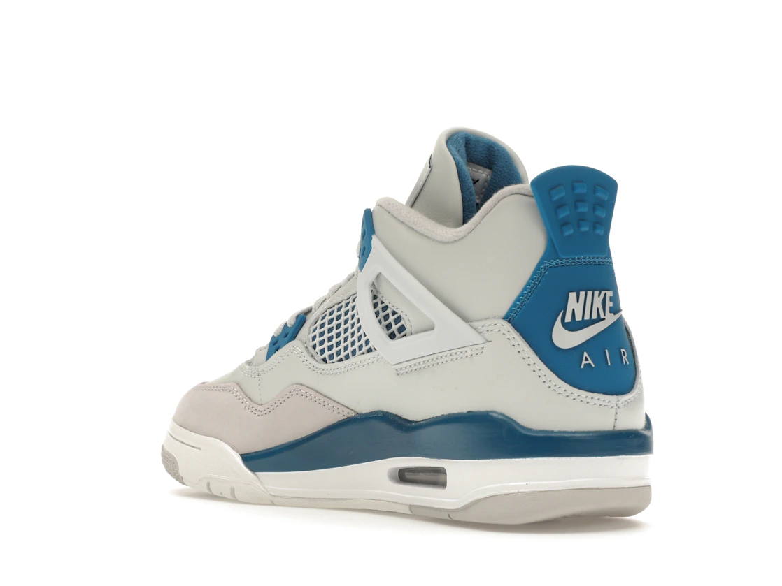 Vue 24 de Jordan 4 Retro Military Blue (2024) (GS)