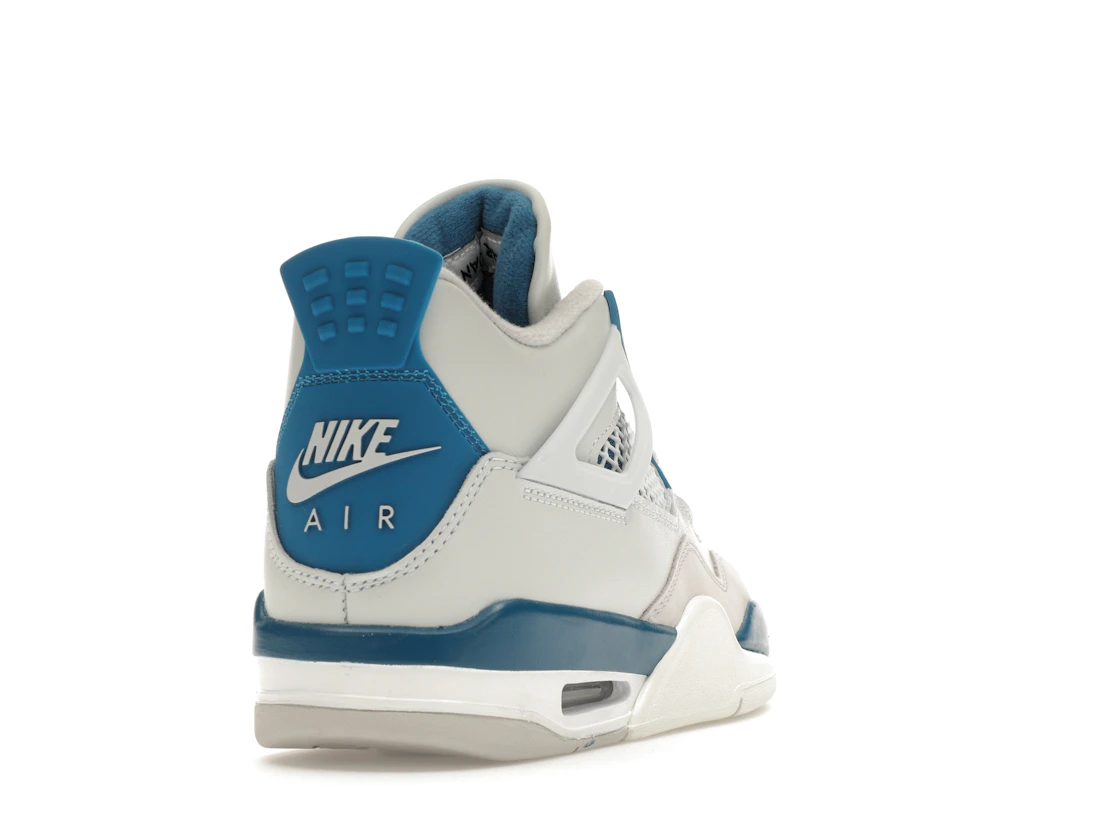 Vue 30 de Jordan 4 Retro Military Blue (2024) (GS)