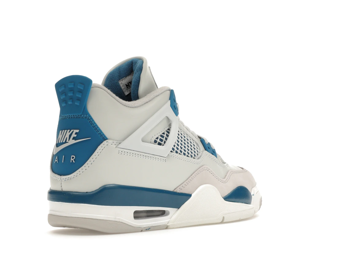 Vue 32 de Jordan 4 Retro Military Blue (2024) (GS)