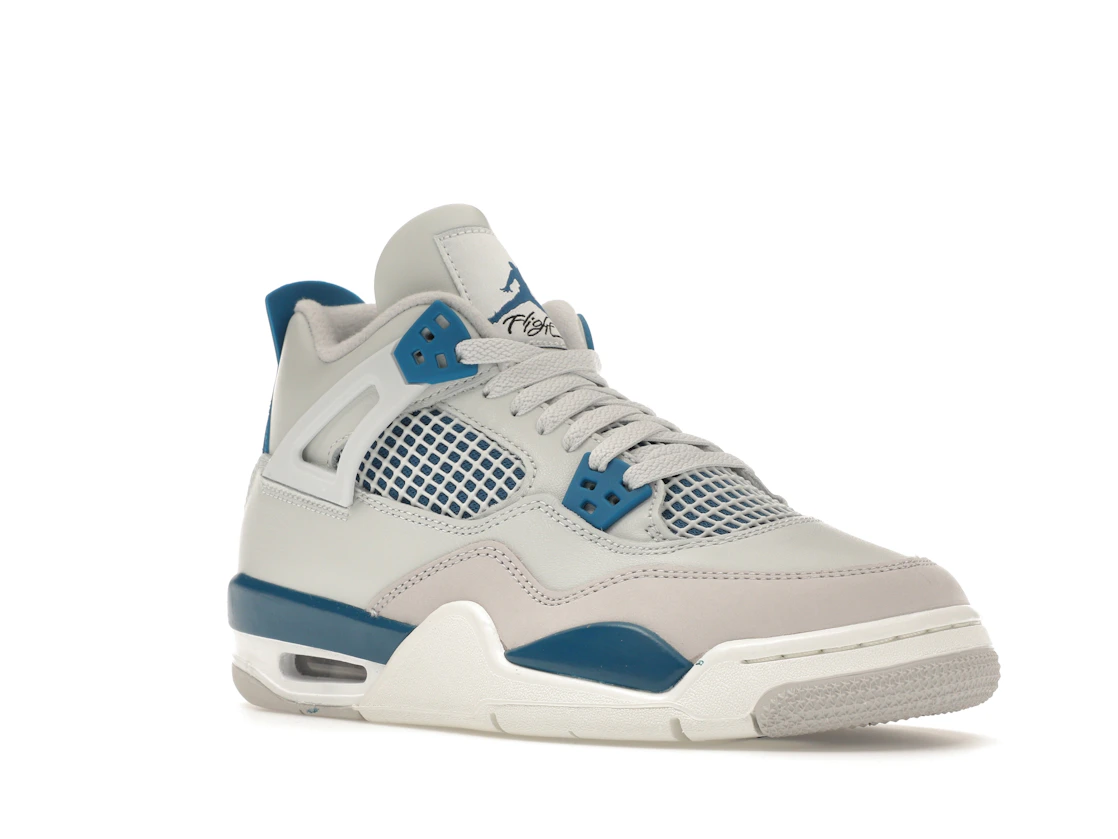 Vue 5 de Jordan 4 Retro Military Blue (2024) (GS)