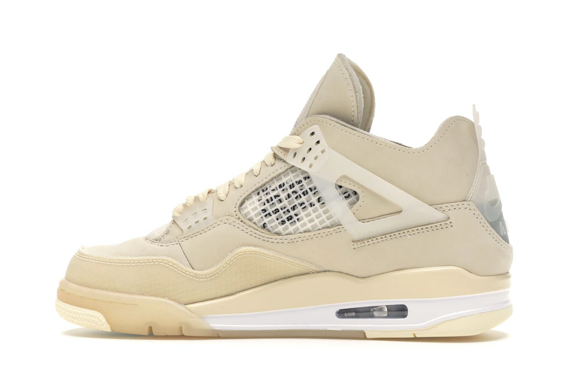 Vue 20 de Jordan 4 Retro Off-White Sail 